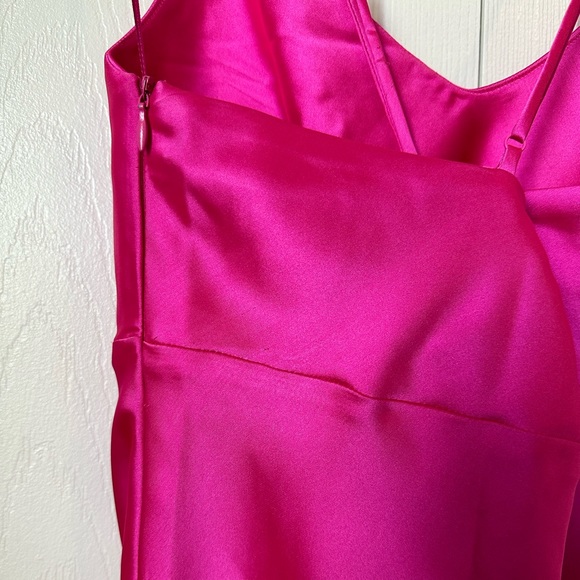 House of Harlow 1960 Midi Slip Dress w/ Keyhole Sz. L - Picture 3 of 6